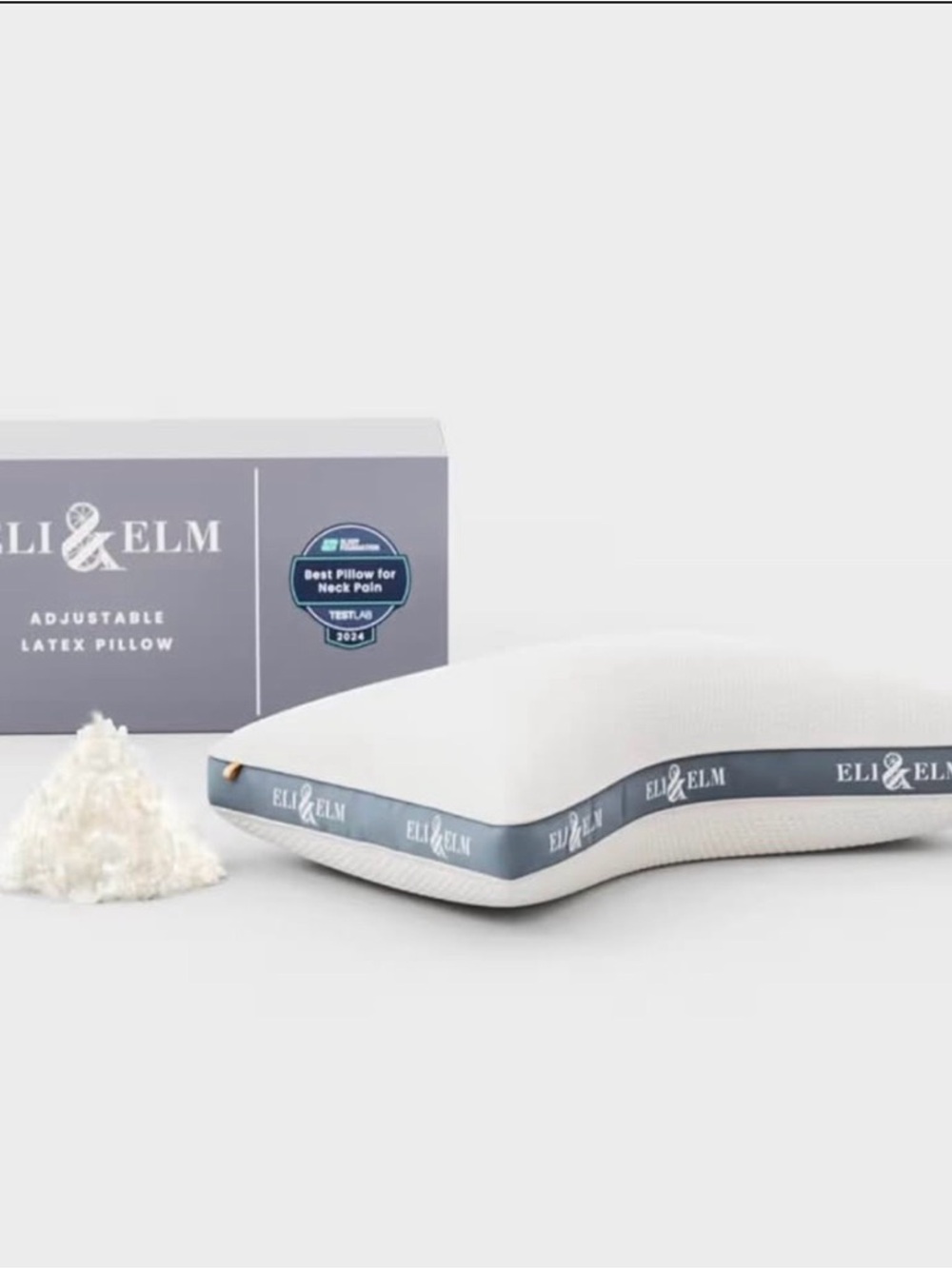 Adjustable Latex Pillow - White